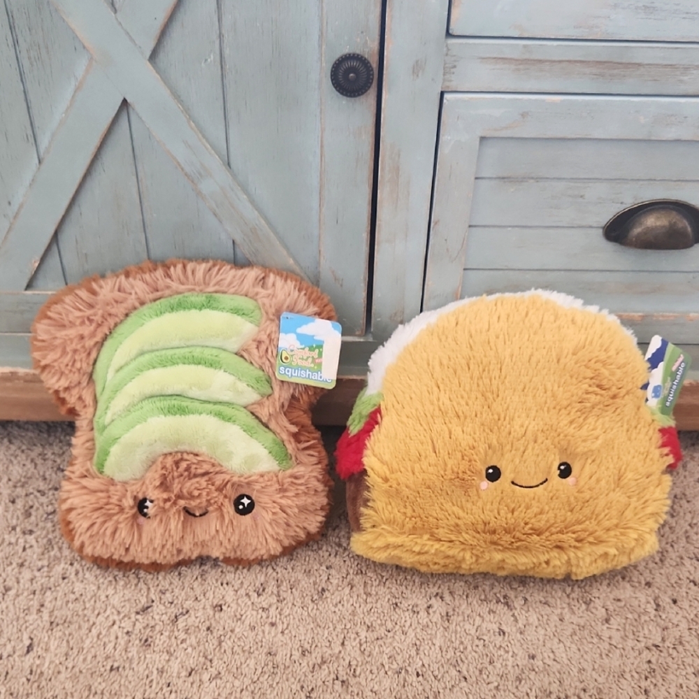 Taco & Avacado Toast Plush Squishables